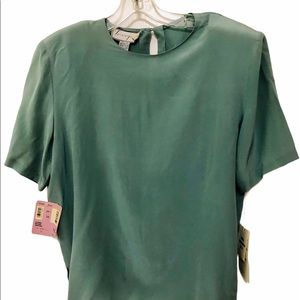 New washable silk top L